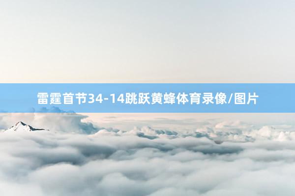 雷霆首节34-14跳跃黄蜂体育录像/图片