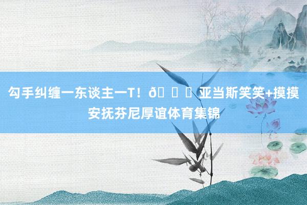 勾手纠缠一东谈主一T！😍亚当斯笑笑+摸摸安抚芬尼厚谊体育集锦