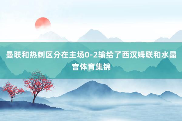 曼联和热刺区分在主场0-2输给了西汉姆联和水晶宫体育集锦