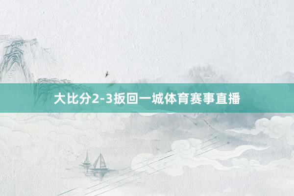 大比分2-3扳回一城体育赛事直播