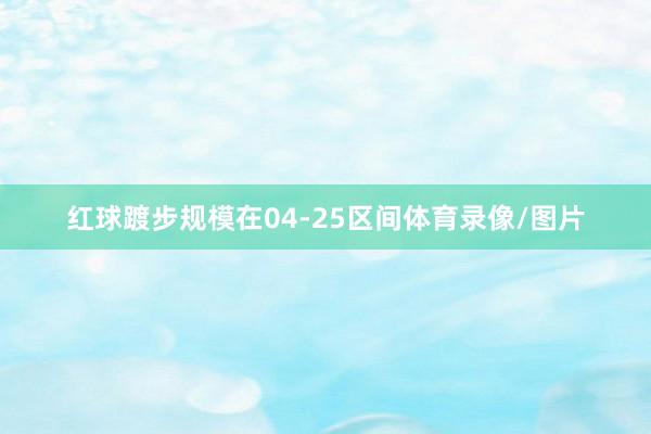 红球踱步规模在04-25区间体育录像/图片