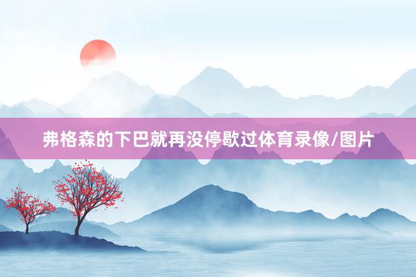 弗格森的下巴就再没停歇过体育录像/图片