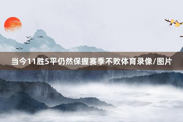 当今11胜5平仍然保握赛季不败体育录像/图片