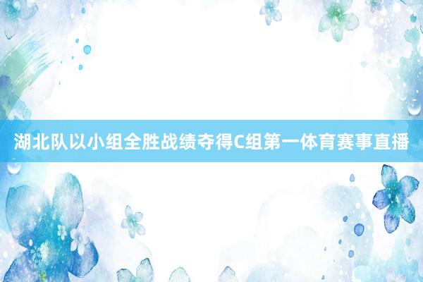 湖北队以小组全胜战绩夺得C组第一体育赛事直播