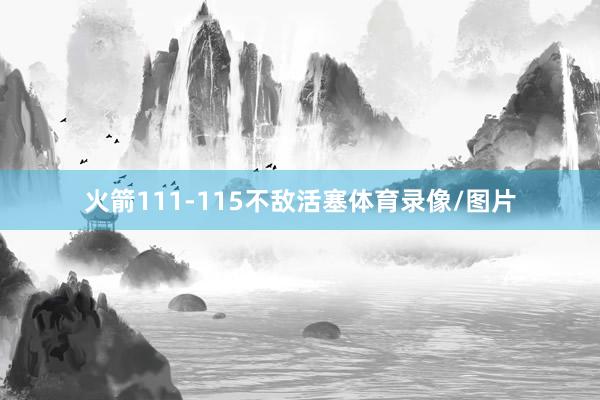 火箭111-115不敌活塞体育录像/图片
