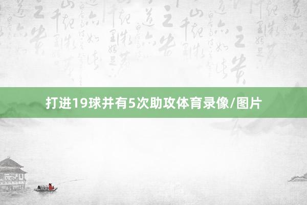 打进19球并有5次助攻体育录像/图片