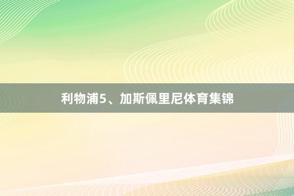 利物浦5、加斯佩里尼体育集锦