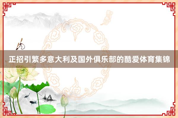 正招引繁多意大利及国外俱乐部的酷爱体育集锦