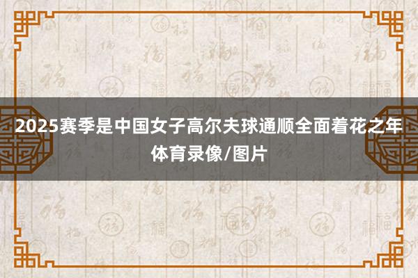2025赛季是中国女子高尔夫球通顺全面着花之年体育录像/图片