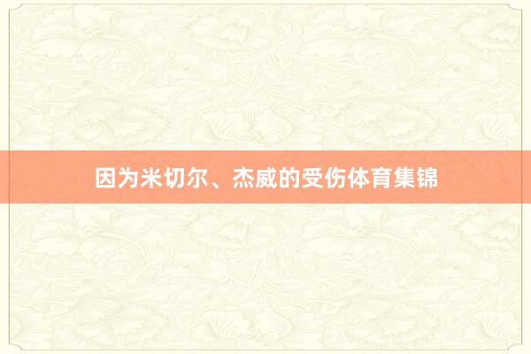 因为米切尔、杰威的受伤体育集锦