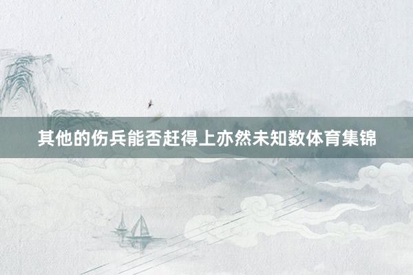 其他的伤兵能否赶得上亦然未知数体育集锦