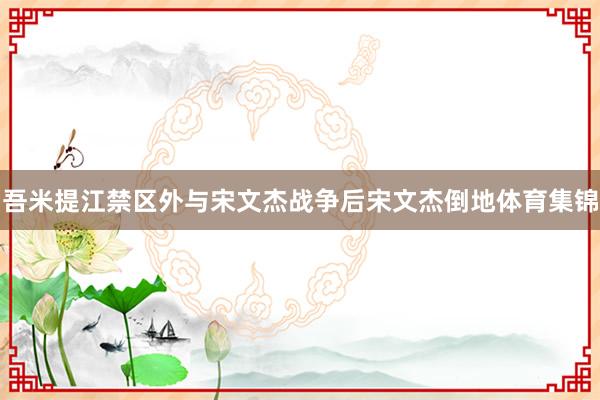 吾米提江禁区外与宋文杰战争后宋文杰倒地体育集锦