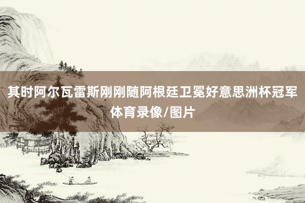 其时阿尔瓦雷斯刚刚随阿根廷卫冕好意思洲杯冠军体育录像/图片